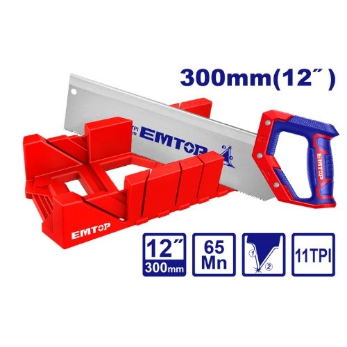 EMTOP Hand Saw 12 Inch 300 mm EHASMB3001