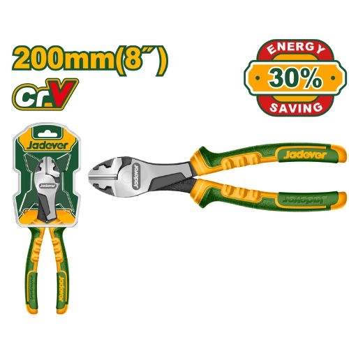 jadever  High leverage heavy-duty diagonal cutting pliers   8"/200mm  JDPL7718