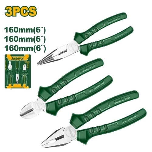 JADEVER 3 Pcs pliers set JDPS0623