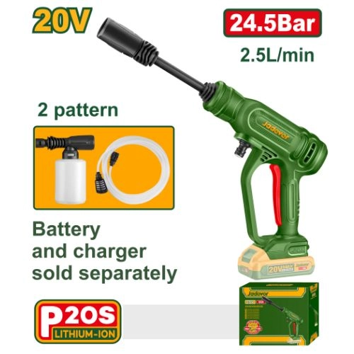 ماكينة غسيل 20 فولت 2.5 بار غير مرفق معه بطارية و شاحن و مشتملات من جاديفر JDQX0120