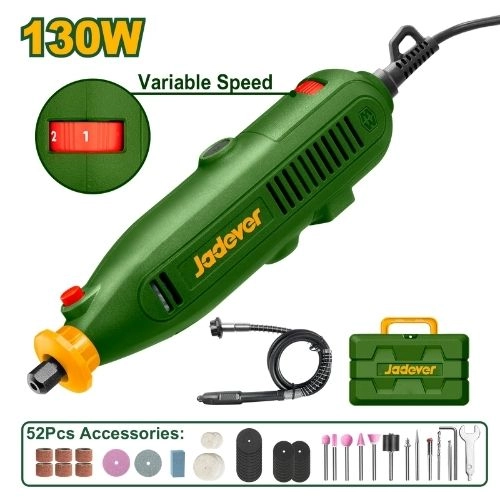 JADEVER Mini grinder 3500 RPM With 52 accessories JDRY1D131