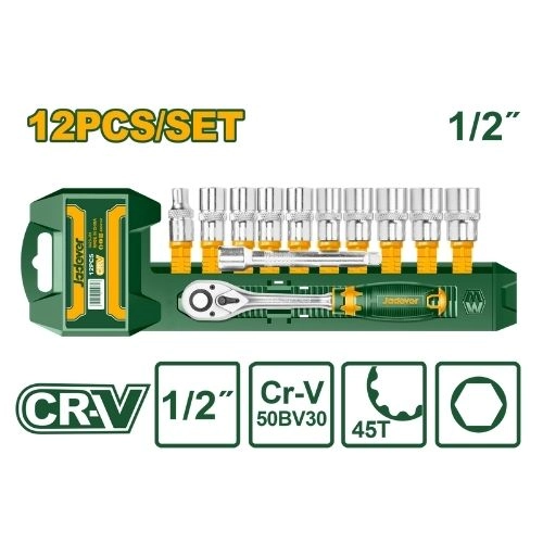 JADEVER socket set 12 Pcs   JDST2212