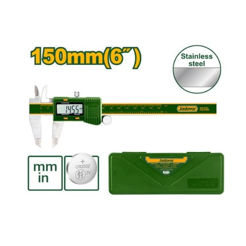 jadever Digital caliper 0-150mm/0-6‘’  3V   JDVC2B15