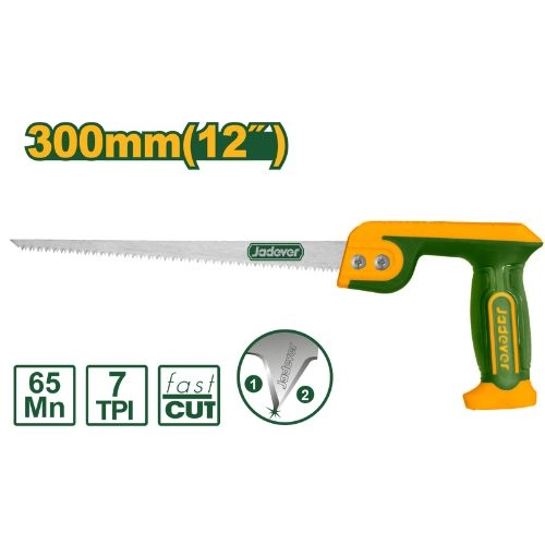 منشار زوايا جبس بورد 12 بوصة يد كاوتش من جاديفر JDHW6G12