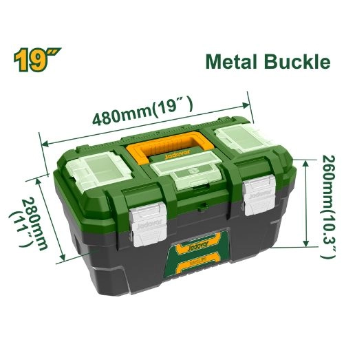 JADEVER 19" Heavy Duty Plastic Tool Bag JDTB3319