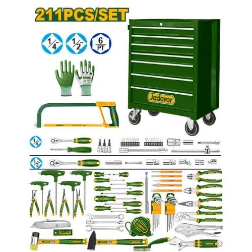 Jadever 211 Pcs tool chest set  JDHS3211