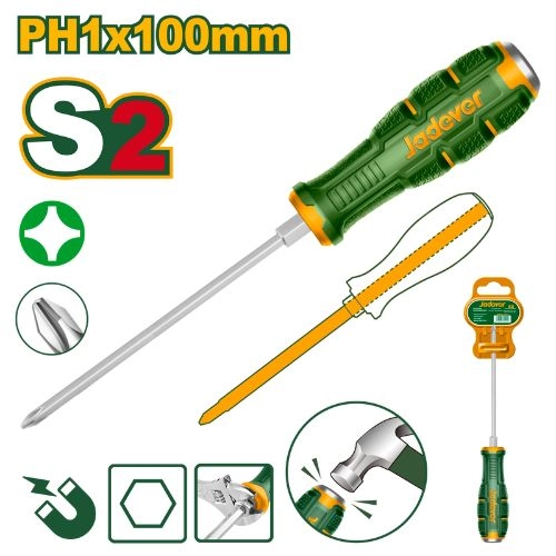 Jadever Phillips go-through screwdriver JDQJ2214