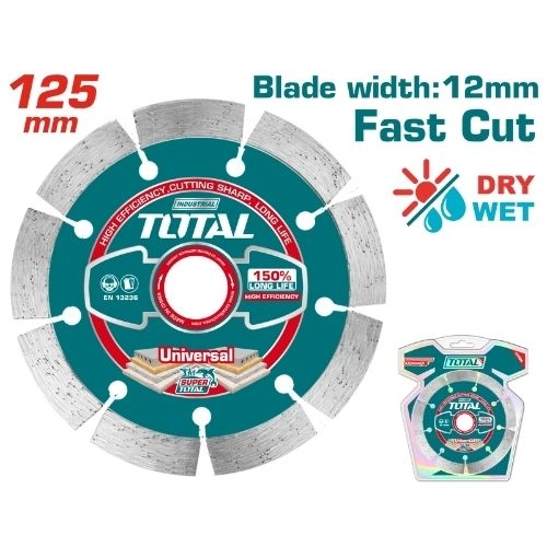 TOTAL Dry diamond disc 5inch 22mm TAC2111251