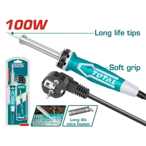 TOTAL  ELECTRIC SOLDERING IRON 100 WATT TET10006