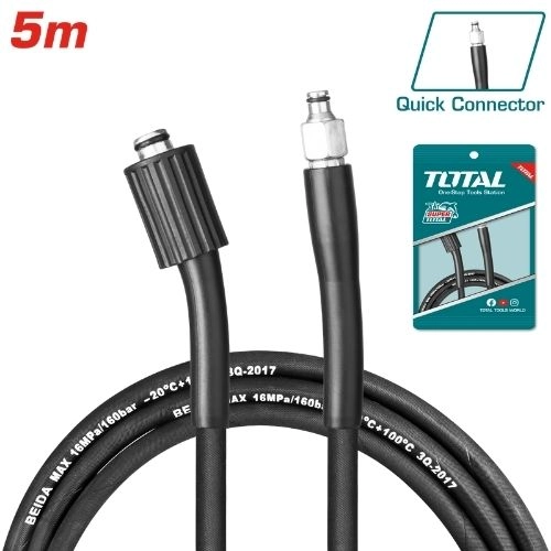 خرطوم مغسلة 5 متر من توتال TGTHPH526