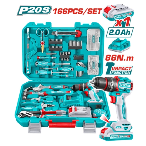 كيت 166 قطعة من توتال THKTHP41667