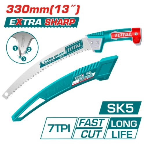 منشار شجر يدوى 13 بوصه 330 مللي من توتال THPS3308