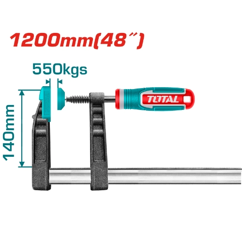 TOTAL F clamp 140x1200mm THT1321402 