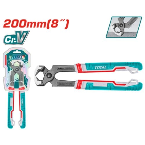 كماشه 8 بوصه نجاري سوداء من توتال THT290801