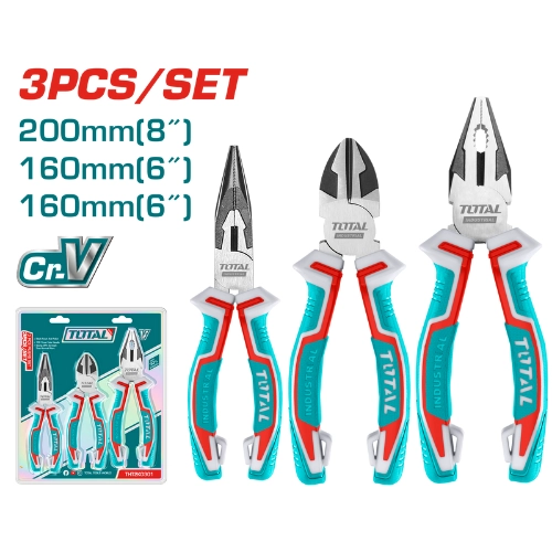 TOTAL 3PCS PLIERS SET THT2K0301