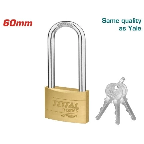 Total  Brass Padlock 60mm 423g   TLK32602L 