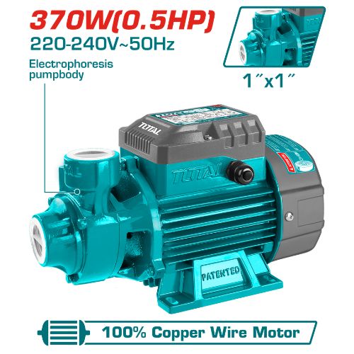 TOTAL Water pump 0.5HP,370W, 35L/min TWP13706