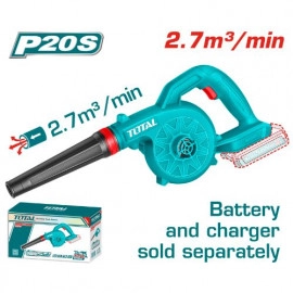 TOTAL Cordless blower 20V 18000rpm Without Battery..