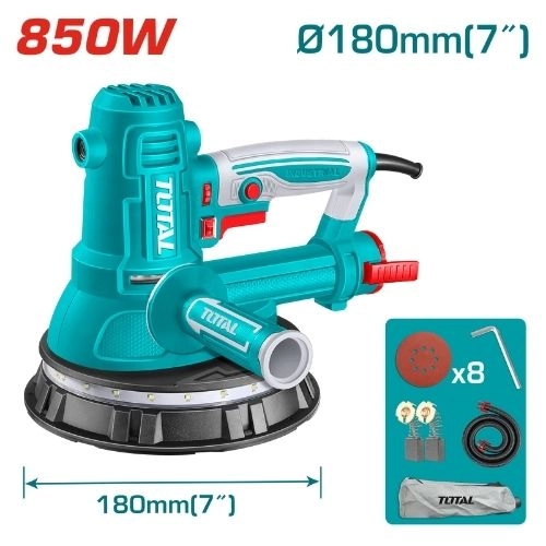 Total 7" 850W Heavy Duty Wall Sander TDWS10508