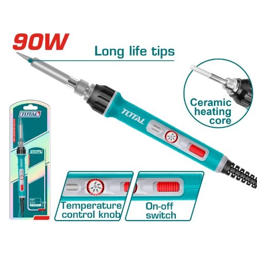 مكواة لحام قصدير 90 وات من توتال TET01608