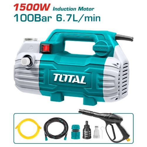 ماكينة غسيل 1500 وات 100 بار مع ملحقاتها من توتال TGT11236