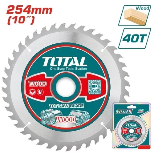 TAC231725 سلاح 10" 40 سنه خشب 30 مم من توتال