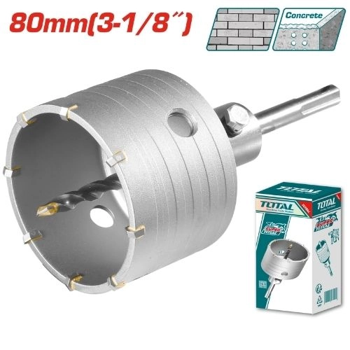 TAC430801 بنطه كبايه  خرسانه بالدليل 80 مللي+ وصله  +دليلل سنتر  من توتال