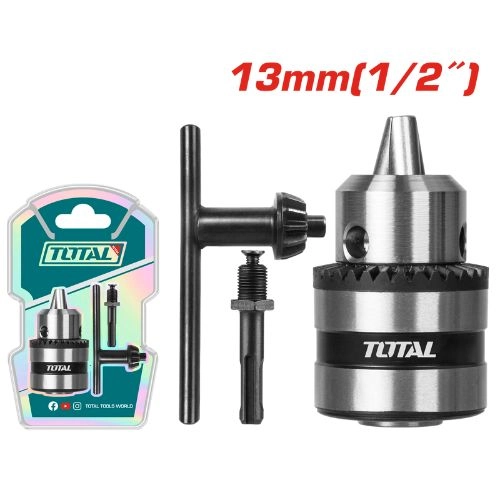 Total Drill chuck 13 mm with attachment  tac451301-1