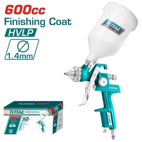 TOTAL  Air spray gun  Inverted l 600mm  nozzle 1.4mm TAT10601