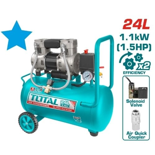 TOTAL  Air Compressor 24L 1100W 1.5PH  TCS1110242