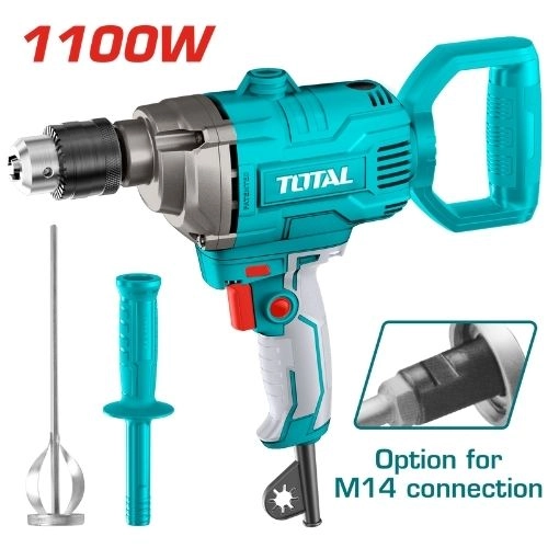 TOTAL DRILL and paint mixer 1100 WATT 16MM TD61106