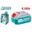 TOTAL impact Drill 20 volt 86N with 2 Batteries ( 2 A.h  / 4 A.h ) , Charger  and accessory set TIDLI20868