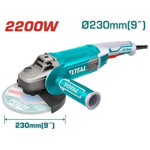 TOTAL Angle grinder 2200W  Disc 230mm TG12223026