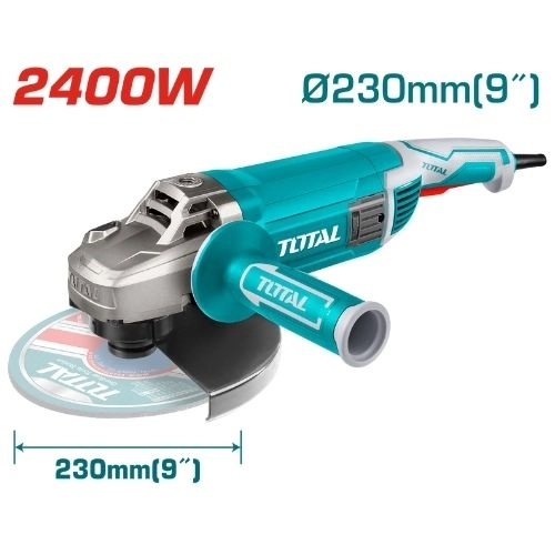 TOTAL  Angle grinder 9 Inch 2400W  Disc 230mm TG1252306