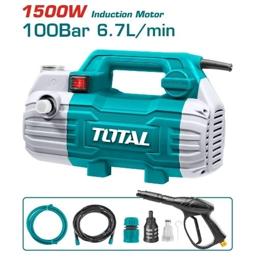 TOTAL High Pressure Washer 1500W 100Bar TGT11236