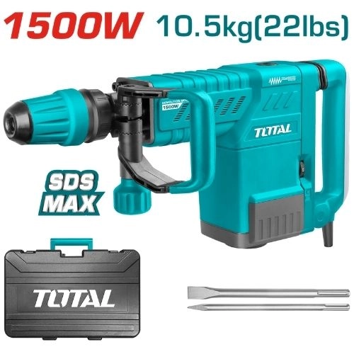 TOTAL Hammer  Breaker 1500W 6-25J 10Kgs  TH215002