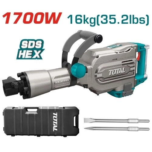 TOTAL Hammer breaker 1700W  45J 16Kg TH215456