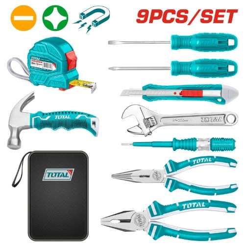 Total Hand tools Set 9 Pieces THKTHP90096A 