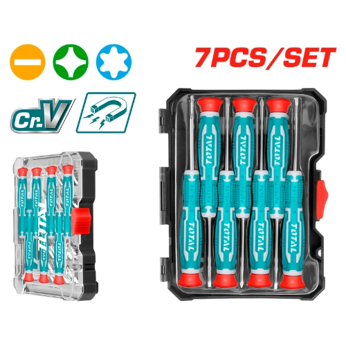 TOTAL Rosetta screwdriver set 7pieces THT250726