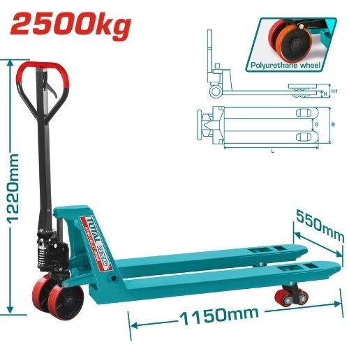 Total Hydraulic trolley 2.5 tons  THT301251