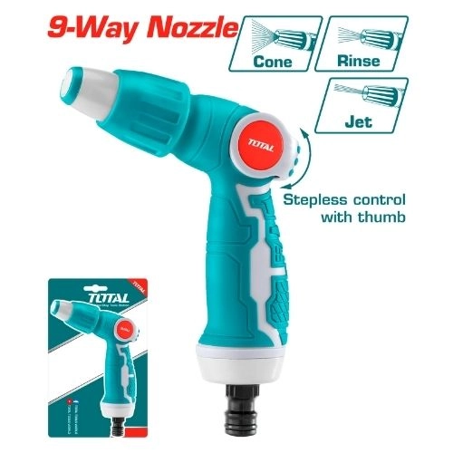 Total water spray gun 3 shapes 3-4 inch THWSG6031