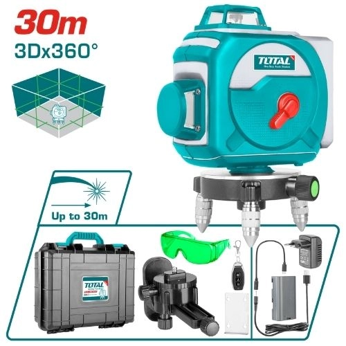 TOTAL Green beam laser levels 30m  TLL255267