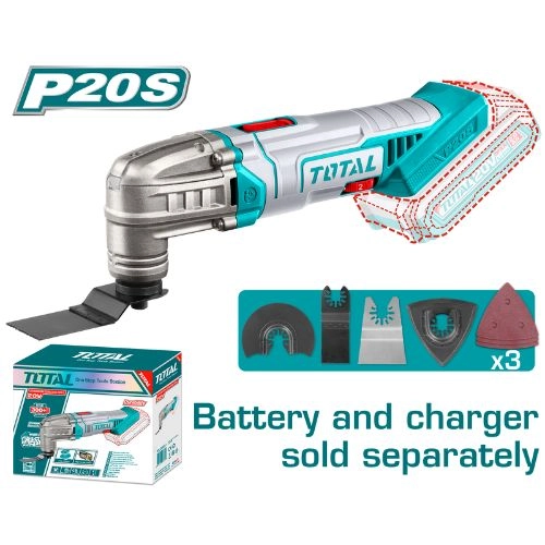 Total Cordless Multi Tools 20V without Battery, Charger TMLI2022 