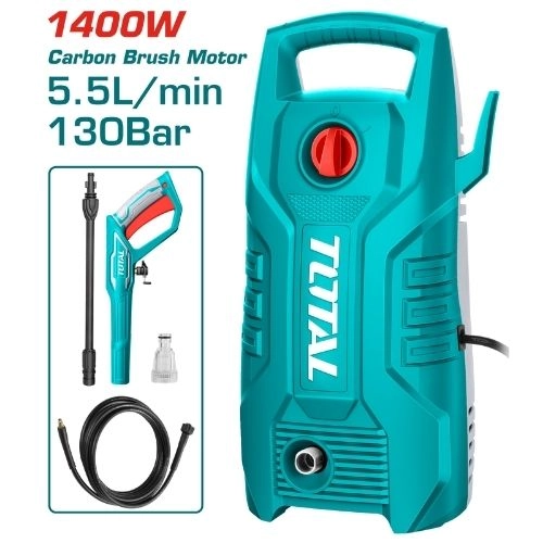 TOTAL High pressure washer 1400W 130Bar TGT11316