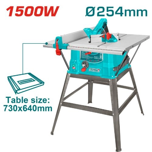 TOTAL Table saw 1500 watts  TS5152548