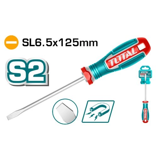  total Regular screwdriver SL6.5*125 magnet TSDSL6125