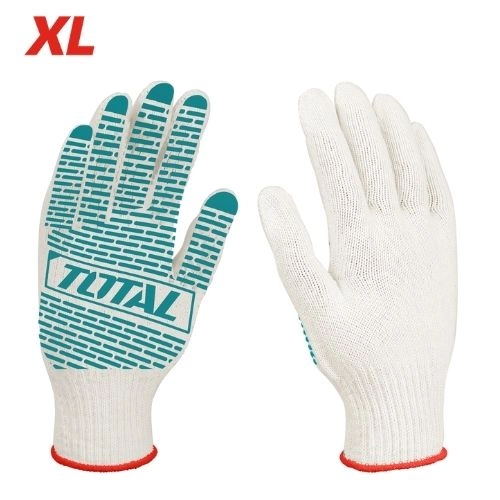 TOTAL Knitted & PVC dots gloves  TSP11102