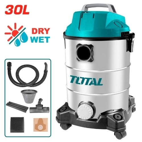 TOTAL  VACUUM CLEANER 1300W WET/DRY TVC13301