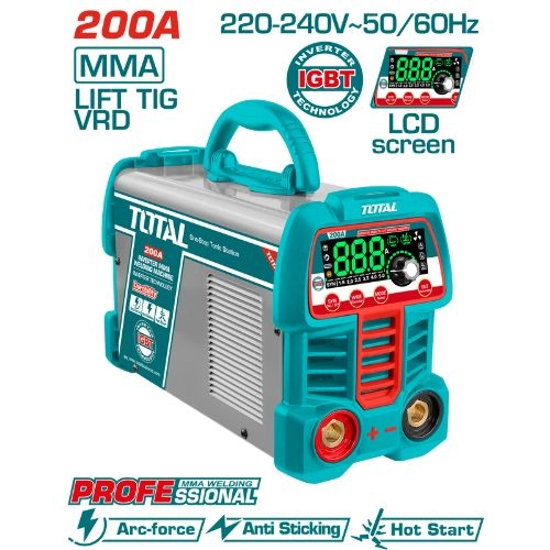 TOTAL 200 amp mini welding machine TW2200691