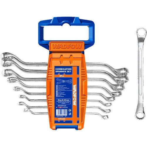  Wadfow Serrated wrench set 8 pieces,size 6-22 mm WFR3208